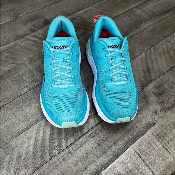 Hoka One One Aqua Athletic Sneakers Sz 7 - Picture 3 of 6